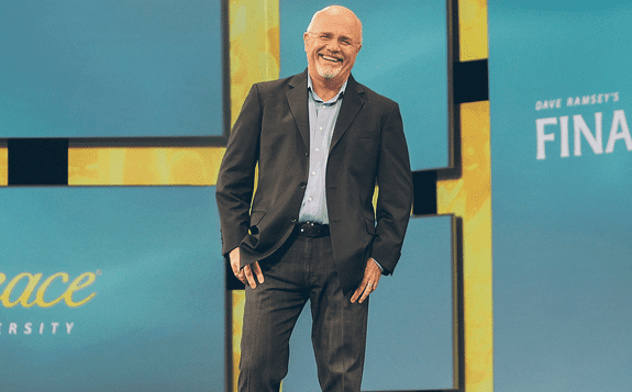 Image of Dave Ramsey laughing.